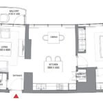 Sobha-SeaHaven-1-Bedroom-Apartment-Floor-Plan